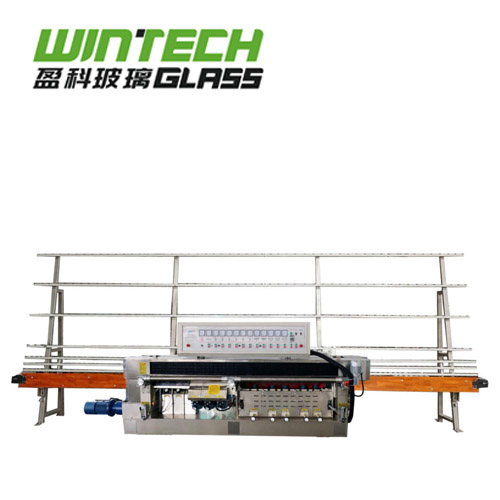WTZ9325-45° Glass flat edge & miters edging machine