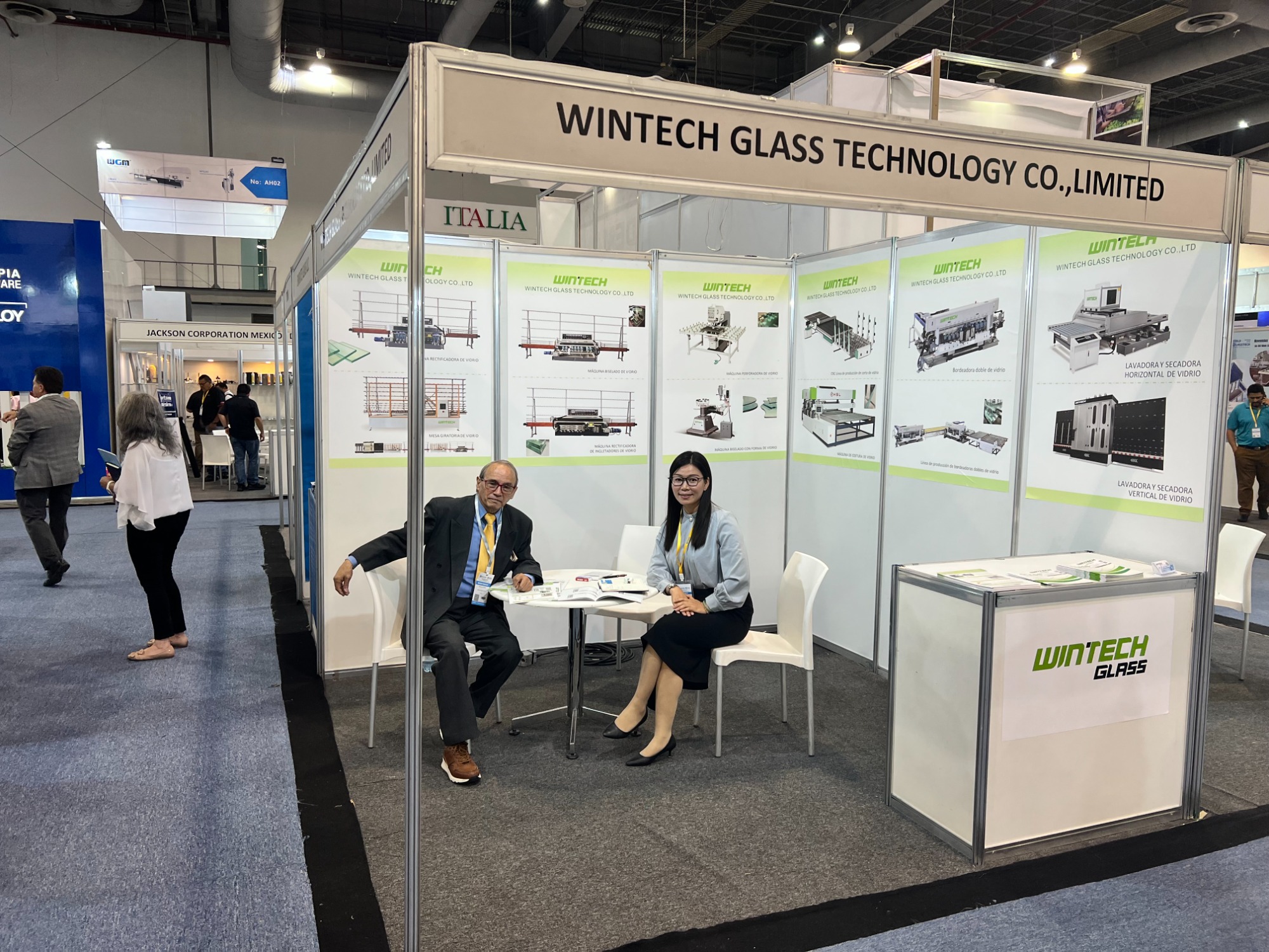 wintech glass machinery participated in Glasstech Mexico 2023